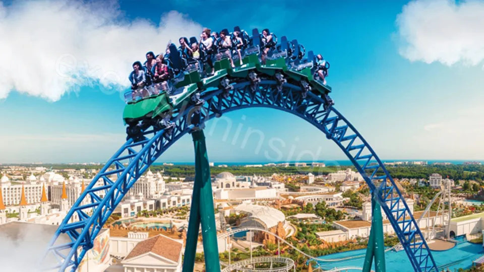 The Land Of Legends Theme Park from Side
