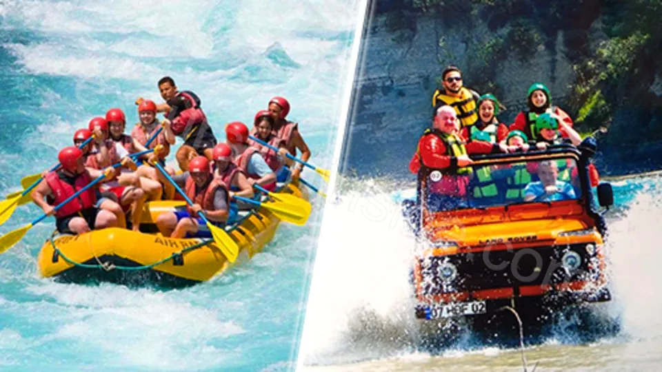 Rafting and Jeep Safari in Side 2 in 1