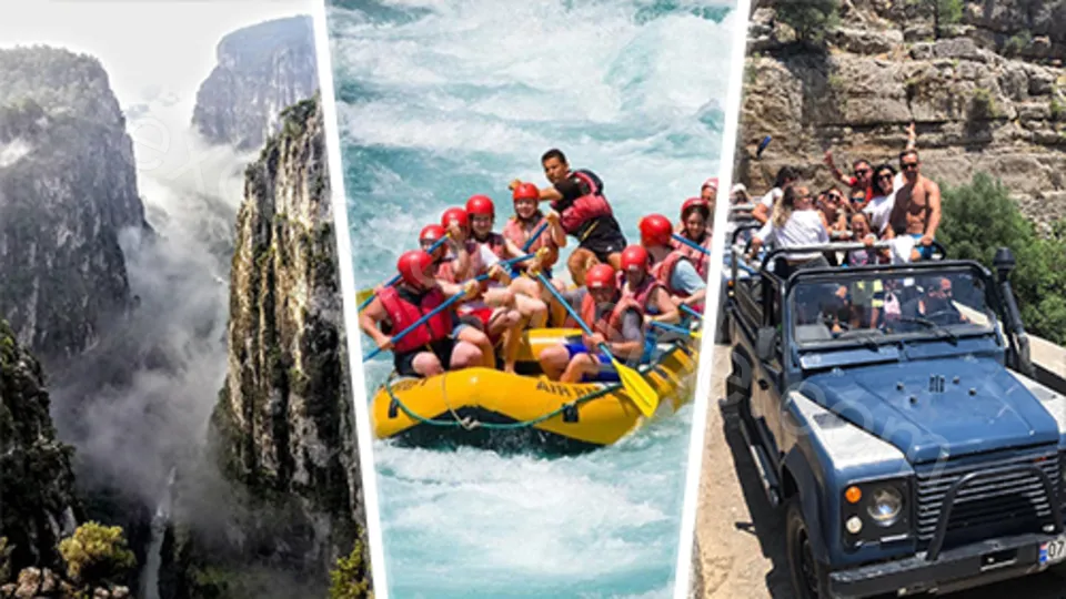 Rafting Tazi Canyon and Jeep Safari in Side 3 in 1