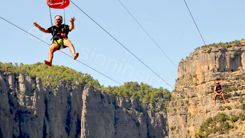 The World's Highest Zipline and Rafting in Side image 1