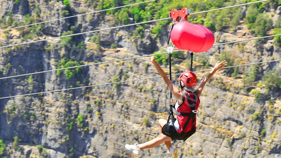 The World's Highest Zipline and Rafting in Side image 3
