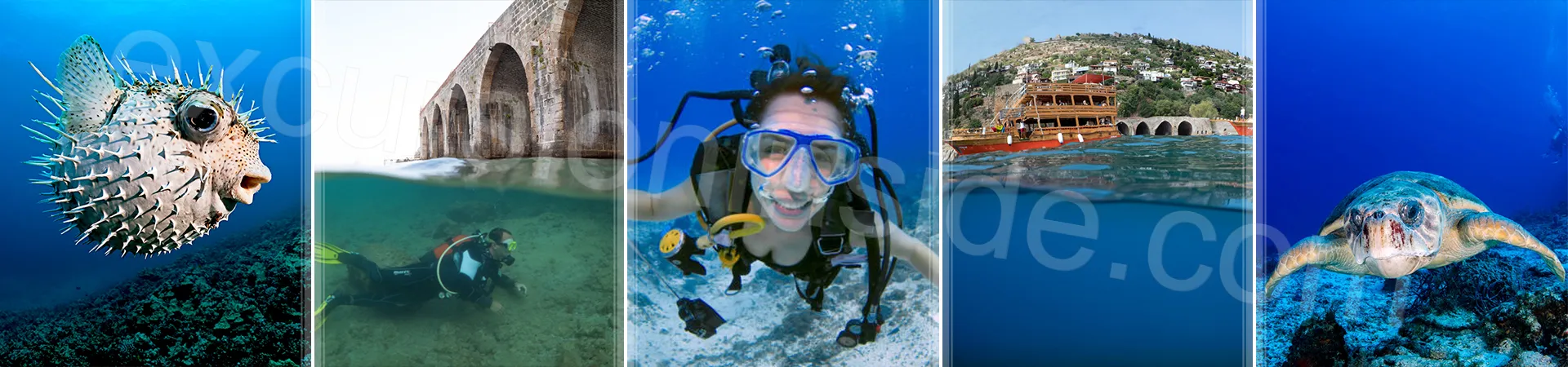 Diving in Alanya from Side