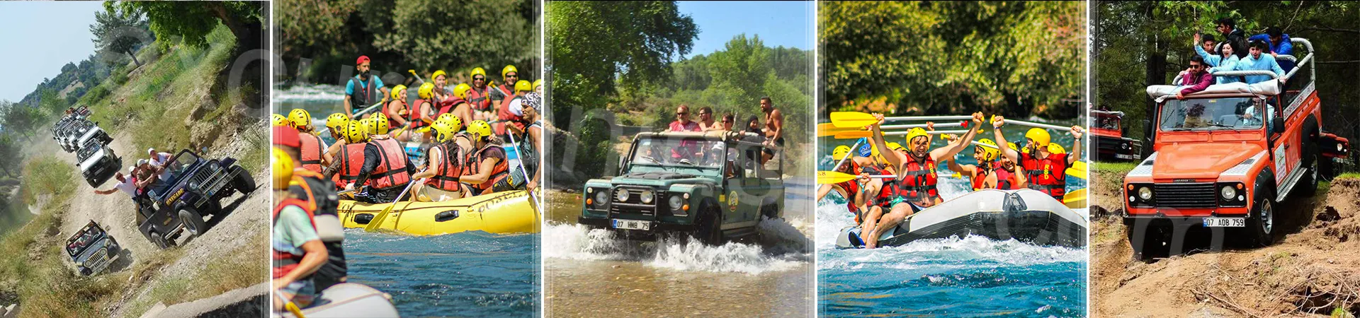 Rafting and Jeep Safari in Side 2 in 1