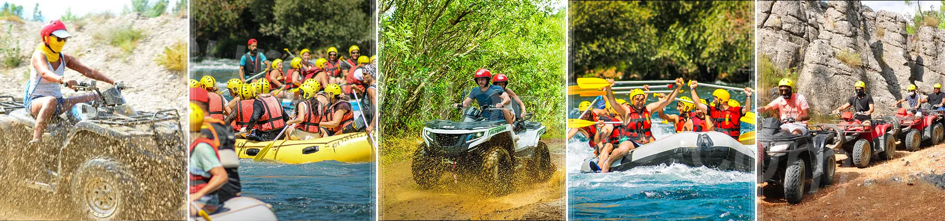 Rafting and Quad Safari in Side 2 in 1